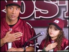 Disney's The Game Plan, starring Dwayne Johnson and Madison Pettis