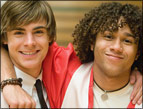 Zac Efron and Corbin Bleu of HSM3