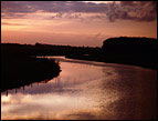 daily Devotion lazy river at sunset