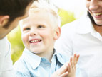 daily Devotion boy with parents