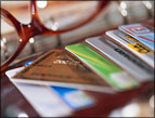 stack of credit cards