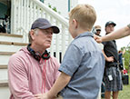 Director Randall Wallace on the set of Heaven Is For Real