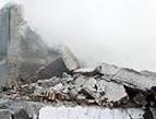 rocks and rubble